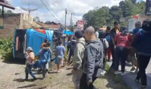 Bus Wisata Tabrak 2 Pejalan Kaki dan Tewas di Toba, Sopir Positif Sabu